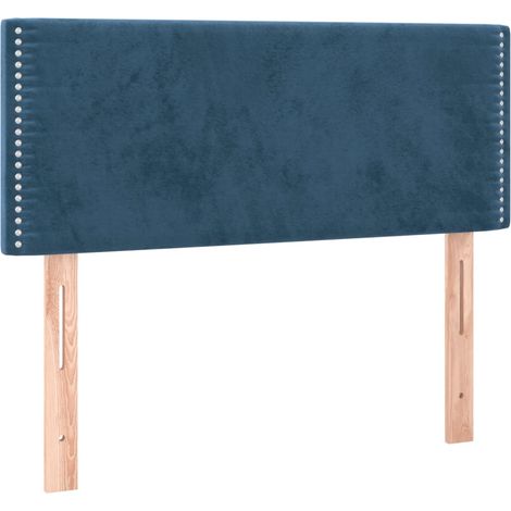 Tête de lit,Panneau décoratif Bleu foncé 100x5x78/88 cm Velours CFW7813648 (1/5)