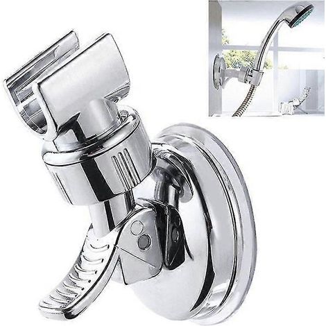 Support universel réglable pour pommeau de douche à main, support à ventouse, pommeau de douche entièrement plaqué, salle de bain