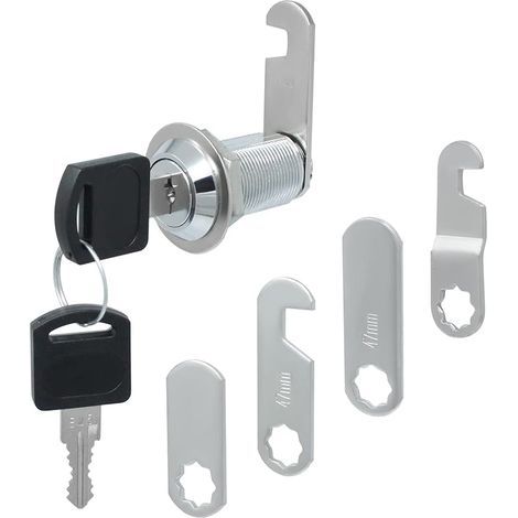 Serrure de boîte aux lettres de sécurité de 30 mm avec 2 clés, serrure de boîte à outils et 5 plaques de verrouillage différentes (1/5)