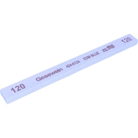 Meule bleue Gesswein EDM, grain 120 - 6 x 13 x 150 mm