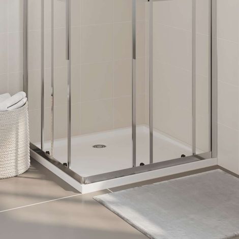 Plato de ducha rectangular ABS 80x90 cm