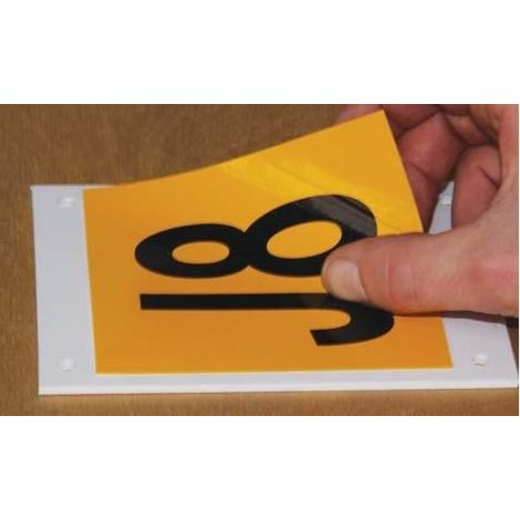 PROVOST - Vinyle adhésif jaune Provost pour plaques et drapeaux d'identification