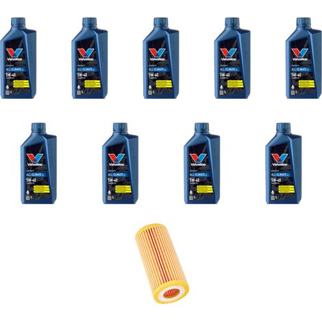 Kit filtro olio e 9L compatibile con Ssangyong Kyron 2.7 Xdi 121kw dal 2005 (1/5)