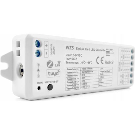 Controlador LED RGB RF ZigBee WZ-5 (1/5)
