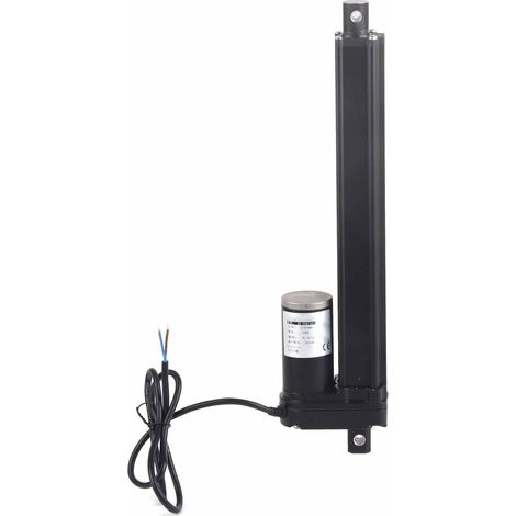 Actionneur linéaire électrique 3500 N, haute vitesse, faible niveau sonore, indice de protection IP54, vérin électrique, tige de poussée linéaire pour installations industrielles, 250 mm / 9,8 pouces (1/5)