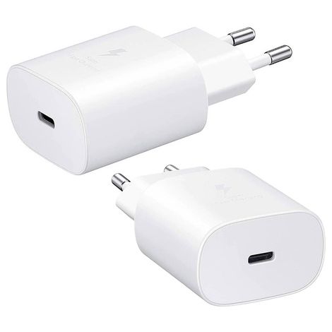 Chargeur mural Samsung EP-TA800EWE USB-C Type C 25 W à charge rapide, blanc (1/5)