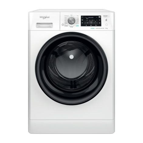 FFDD9489BVFR - Whirlpool machine à laver 9 kg 1400 tr/min Blanc (1/5)