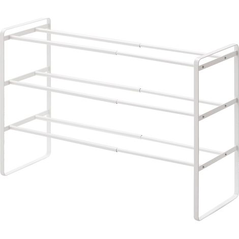 Yamazaki Frame estantería para zapatos negra extensible (1/4)