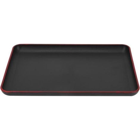 Plateau en plastique rectangulaire de portion de nourriture de plateau en plastique de style japonais de 30 de 20cm (1/4)
