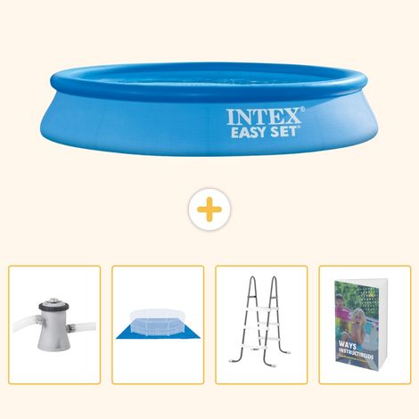 Intex Piscine Easy Set Ronde - 305x61 cm - 5-pièces SCB122 (1/5)