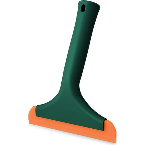 Raclette de douche en silicone, petite raclette de douche, adaptée au nettoyage des vitres de voiture, vert foncé (1/5)