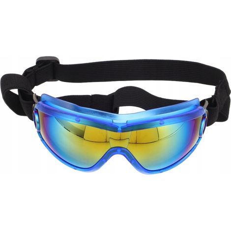 Schutzbrille geeignet für mittelgroße und große Hunde, mit verstellbaren Riemen.