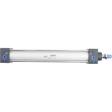 Luftzylinder, Ölspeicherfunktion, 2-Wege-Abdichtung, Standard-Pneumatikzylinder mit einstellbarem Puffer für den industriellen Einsatz (1/5)