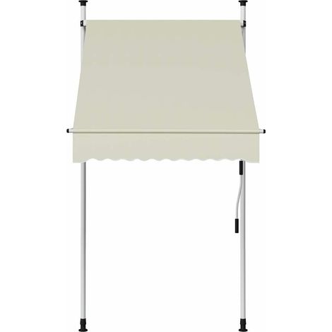 Maison Exclusive - Auvent manuel rétractable 100 cm Crème (1/5)