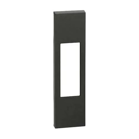 Cover presa compatibile con Bticino Living Now tipo KG02 nero