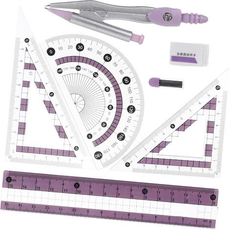 Kit de 7 outils multifonctions, rose transparent (1/5)