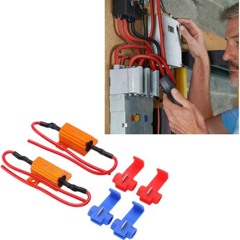 Résistance de protection contre les défauts de LED à fil court 25 W 25 Ω, 25 W, 25 RJ (1/5)