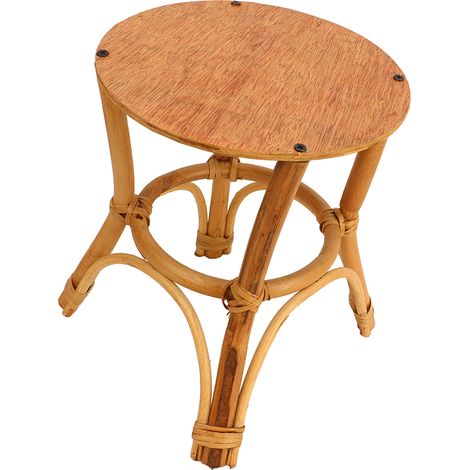 Support à plantes rond multifonctionnel de style nordique en bois, idéal pour une utilisation intérieure et extérieure, peut être utilisé comme tabouret, pour les balcons et les terrasses. (1/5)