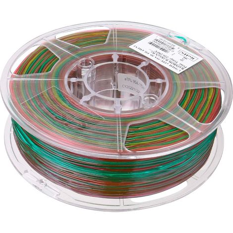 eSUN TPU-95A Filament, 1.75mm, 1000g eSUN TPU-95A Filament 1.75mm 1000g Rainbow B