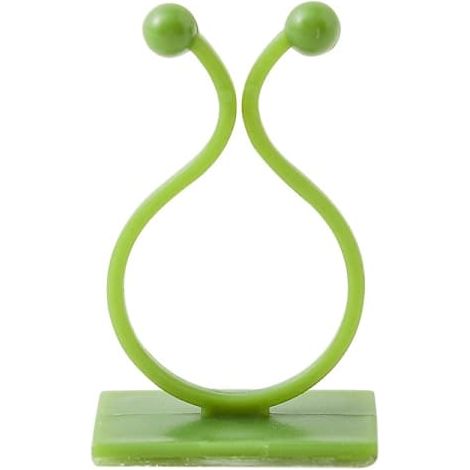 50-pack plant clips self-adhesive plant climbing wall (green large) Green Large (1/5)
