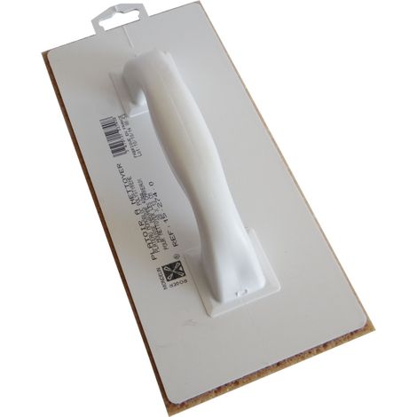 Platoir à nettoyer 34x17 cm – Semelle mousse polyuréthane havane 40 mm – Monobloc polystyrène choc – Poignée ergonomique – Pour joints ciment