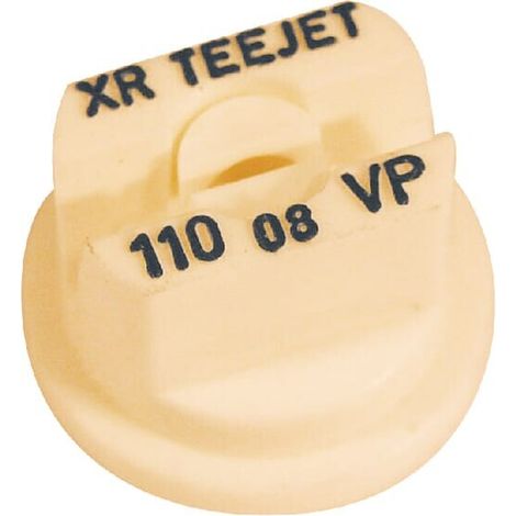 Tobera est谩ndar doble chorro plano XR 110掳 08 blanco pl谩stico TeeJet TEEJET XR11008VP