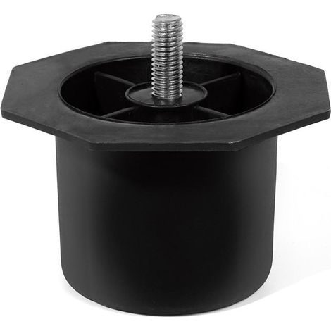 Q&Q pata plástico h50 con espárrago m8 gris , 
Pais Origen:ES,
Pais Origen:ES,
