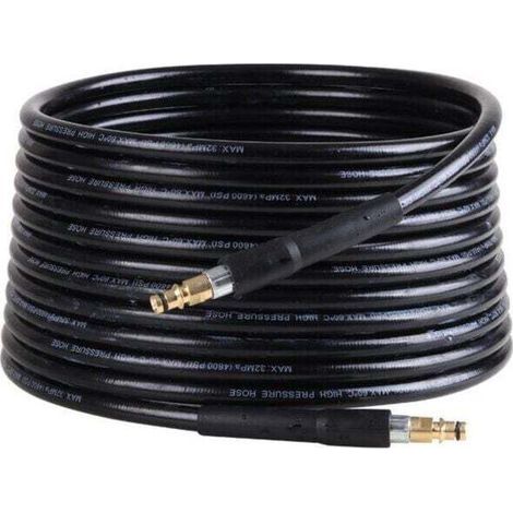 Tuyau de Rechange Haute Pression 10 m avec Connecteur Rapide Compatible Série K2 K3 K4 K5 K6 K7 (1/4)