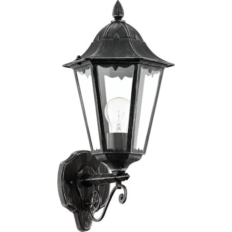 Applique murale extérieure, lampe murale 1 flamme en aluminium (1/5)