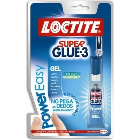 Pegamento instantaneo no pg.dedo 3 gr sg3 power easy loctite