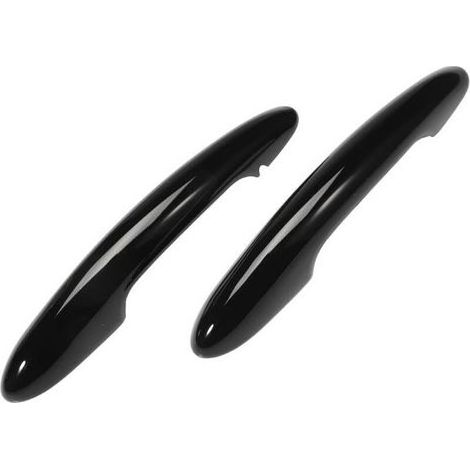 Protecteur de Poignée de Porte Extérieure Noir pour Mini Cooper F56 F57 poignées de porte de voiture Coque protectrice sans trou gauche et droite Remplacer 7434537 7317633 (1/5)