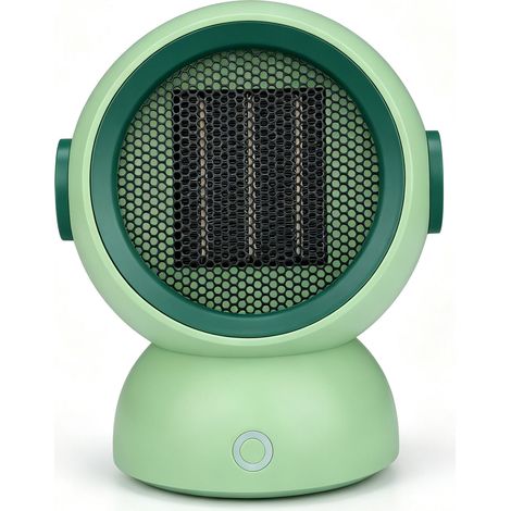 Mini radiateur de table PTC/Chauffage domestique/Matériau ignifuge/Protection basculement/Vert/N-1 (1/2)