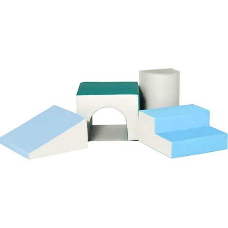 Set de 4 bloques de espuma para niños 1-3 años, EPE, 150 x 50 x 39 cm, HOMVRA (1/5)