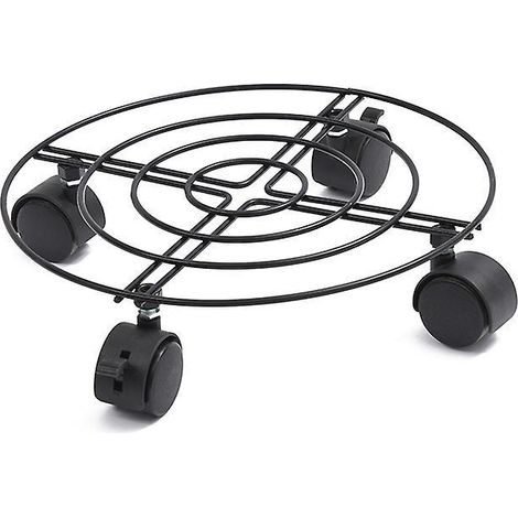 chariot De Plantes Mtal Avec Roulettes, 26.6 Cm, Porte Plante Pour L'intrieur, Support Roulant De Pot, Capacit De Charge 40 Kg (1/5)