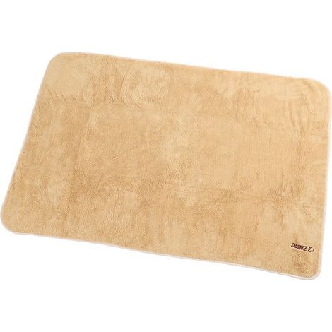 Couverture douce et chaude pour chien, voyage, beige, 90 x 70 cm (1/5)