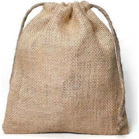 Borsa in juta graine-creative con coulisse 24x29 cm personalizzabile
