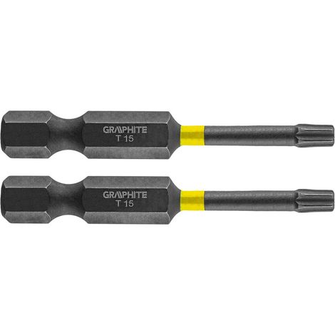 Schlagbohrer TX15 x 50 mm, 2 Stück. (1/2)