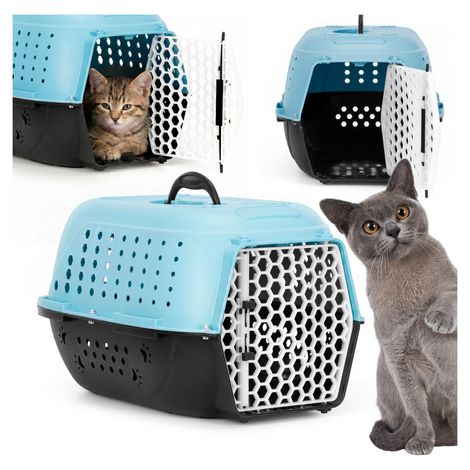 Hundebox Tiertransportbox 48 x 28 x 33 cm Hartschale (1/5)