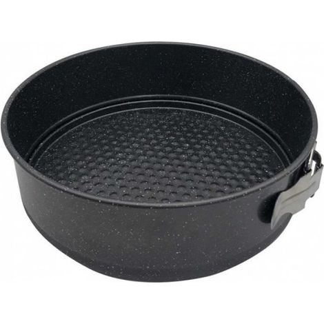 Moule À Gâteau - Ronde À Charnière - Revêtement Marbre - Ø18 Cm - Antiadhésif - 1 Pièce