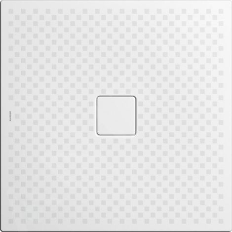 Receveur de douche Conoflat 80x90x2,3cm, blanc alpin, entièrement antidérapant