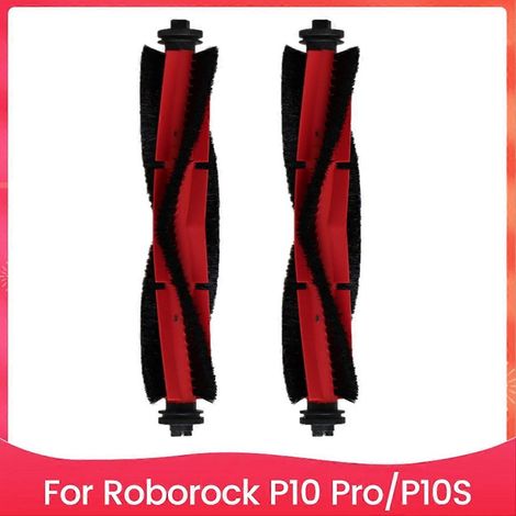 2 pièces de rechange pour aspirateurs Roborock P10 Pro/P10S : brosse principale, brosse rotative - Nettoyage domestique efficace - JBMEDIA (1/4)