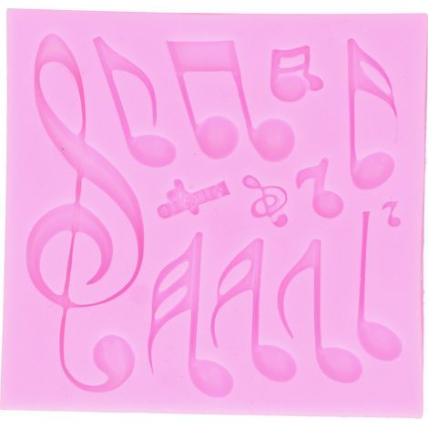 13-cavity silicone mold, DIY, musical note, cake, chocolate, soap, aromatherapy for ultralight clay. (1/5)
