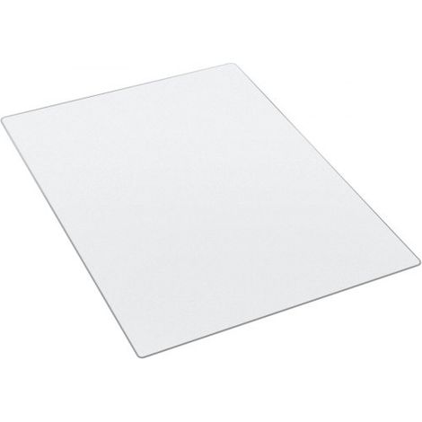 Stuhlmatte Bodenschutzmatte (1220 x 922 mm) transparente Bürostuhlmatte für Hartböden, Stuhlteppich aus PVC für Rollstuhl, sanftes Gleiten unter dem Schreibtischteppich (rechteckig) (1/5)