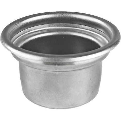 4-Tassen-Kaffeemahlbehälter aus Edelstahl (58 mm) mit Griff und wiederverwendbarem Filterkorb für Kaffeemaschinen (58 mm Durchmesser) (1/5)