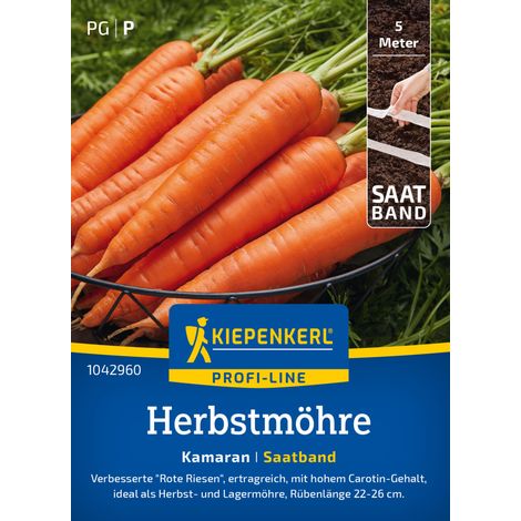 Kiepenkerl Profi-Line Saatgut Möhren Kamaran F1 Saatband für ca. 1,25 – 1,5 m² (1/2)