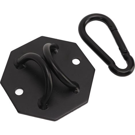 Kit de fixation murale pour hamac avec anneaux de suspension, vis et vis incluses, idéal pour le camping, les voyages et l'entraînement en extérieur. (1/5)