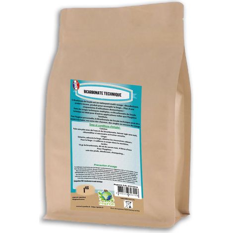 Bicarbonate de soude technique Doypack 0.8L 1kg