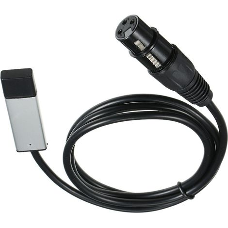USB-zu-DMX-Schnittstellenadapter LED DMX512 Computer-PC Bühnenbeleuchtungssteuerung Dimmer (1/3)