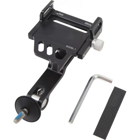 Support de téléphone pour vélo en alliage d'aluminium, fixation pour guidon de vélo de route et de VTT, support pour équipement de navigation cycliste (1/5)