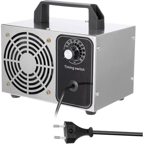 Generador de ozono Geevorks de 32000 mg/h, purificador de aire de 0 a 60 min, máquina de ozono de 220 V, filtro purificador de aire para el hogar, el coche y lugares públicos. (1/5)